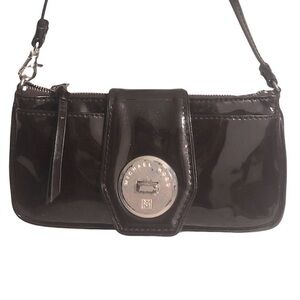Michael kors patent leather mini bag wristlet